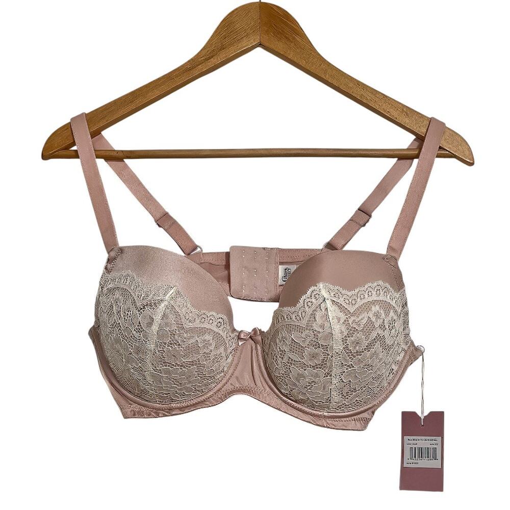 NWT CAMIO MIO Blush Pad Bra with Lace Detail Style B10097 Size 40C